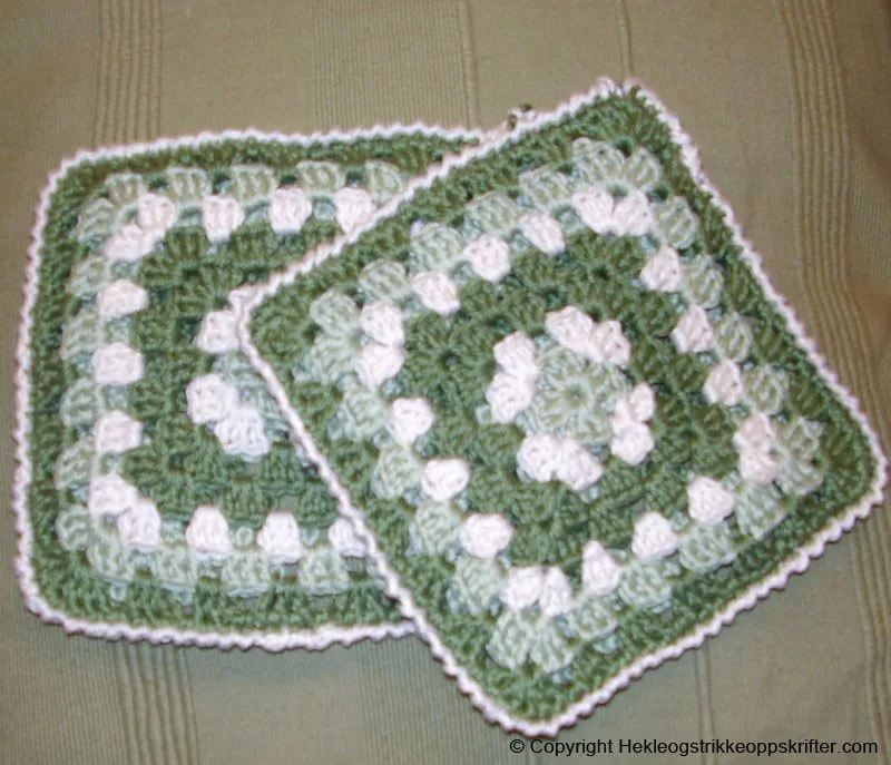 Heklet nett oppskrift