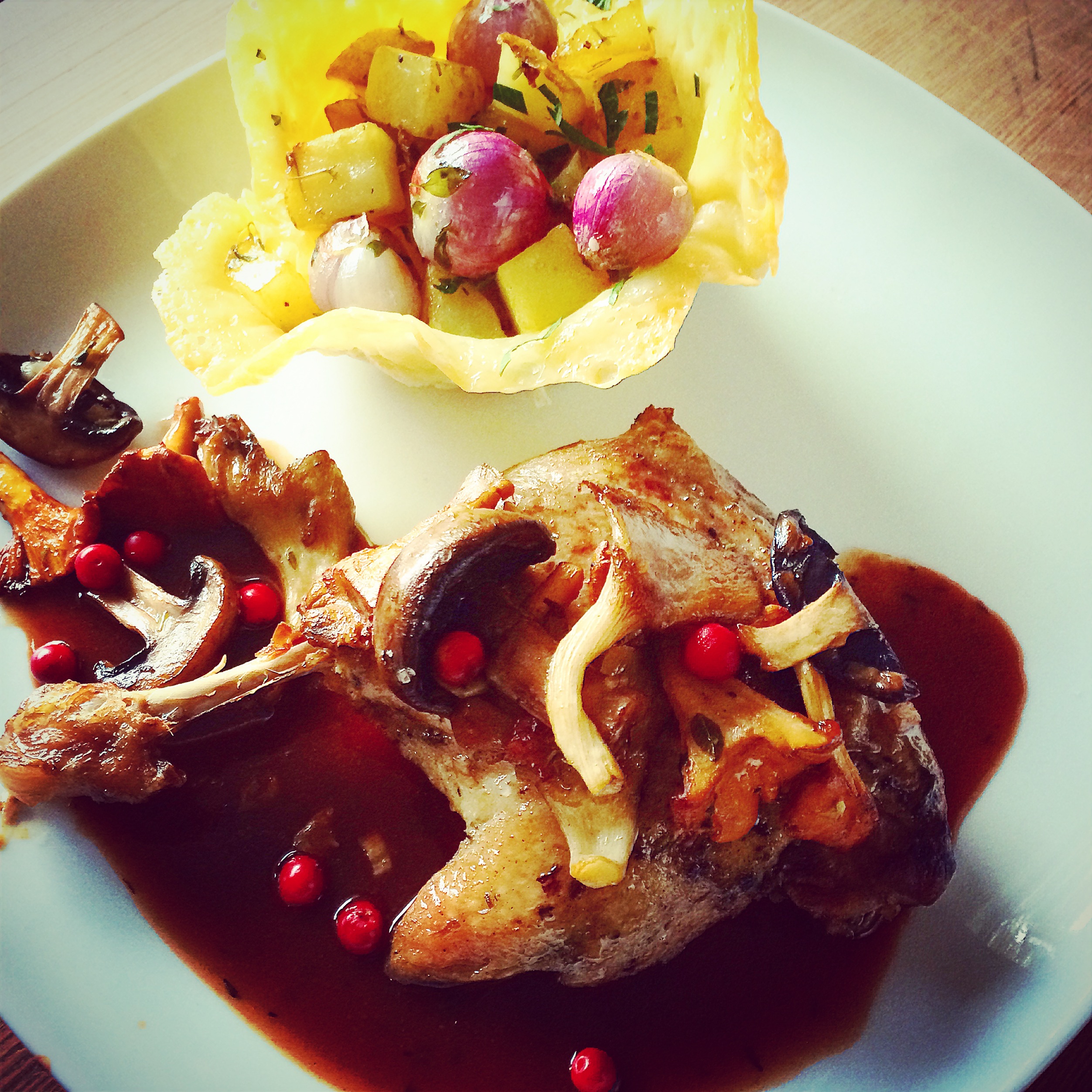 Appelsinsaus meny oppskrift gjester lagret