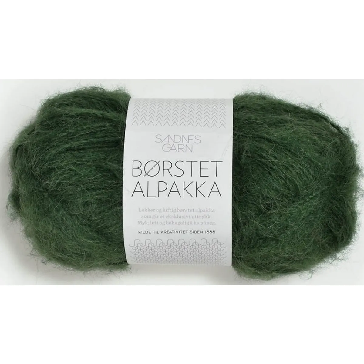Børstet alpakka oppskrift