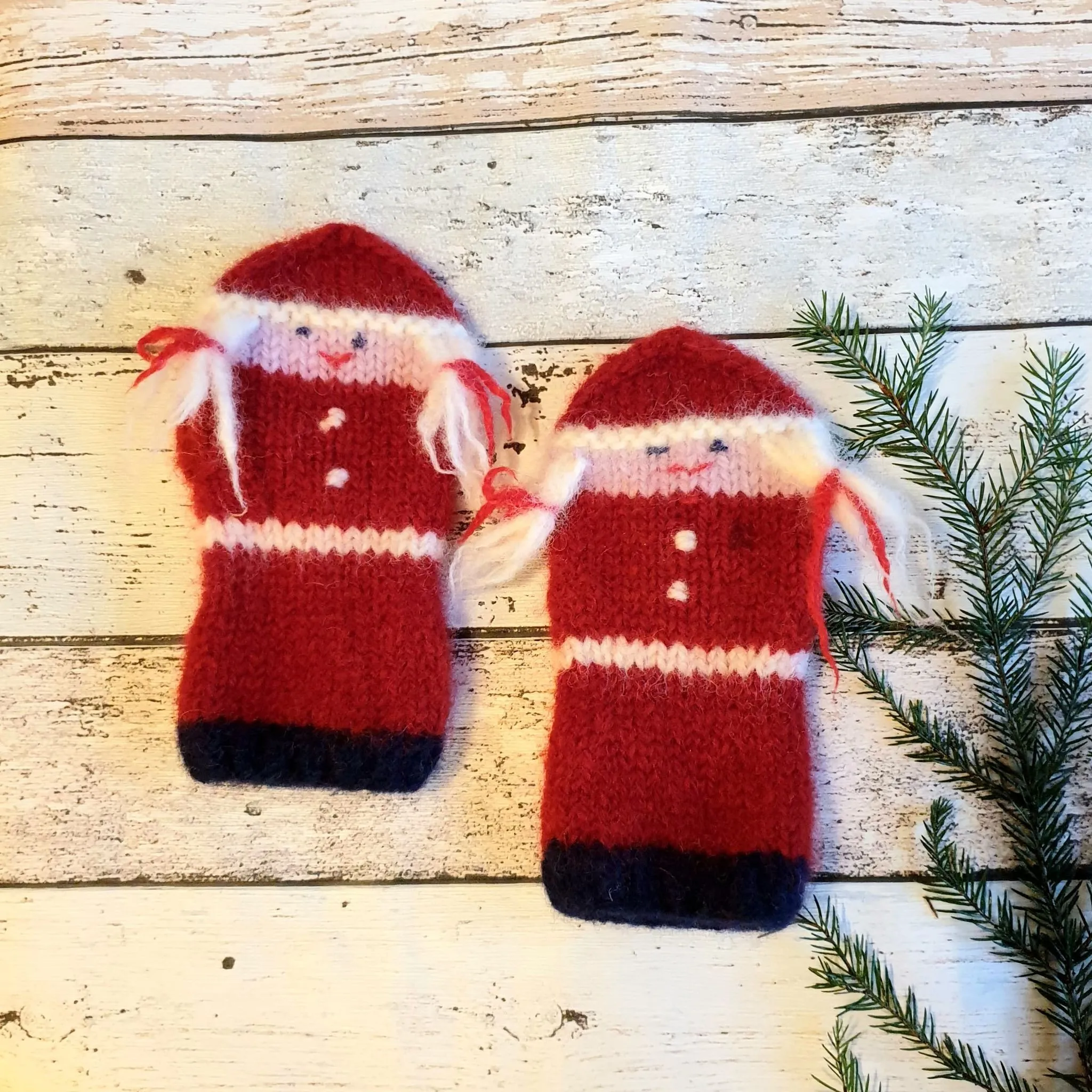 Strikket twist nisse oppskrift