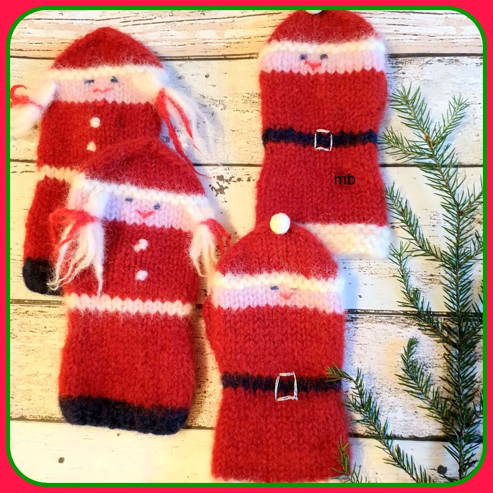 Strikket twist nisse oppskrift