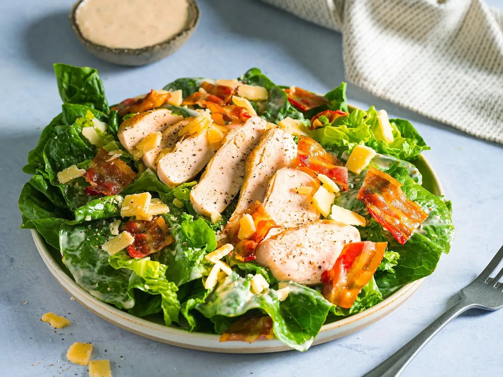 Cæsar dressing oppskrift