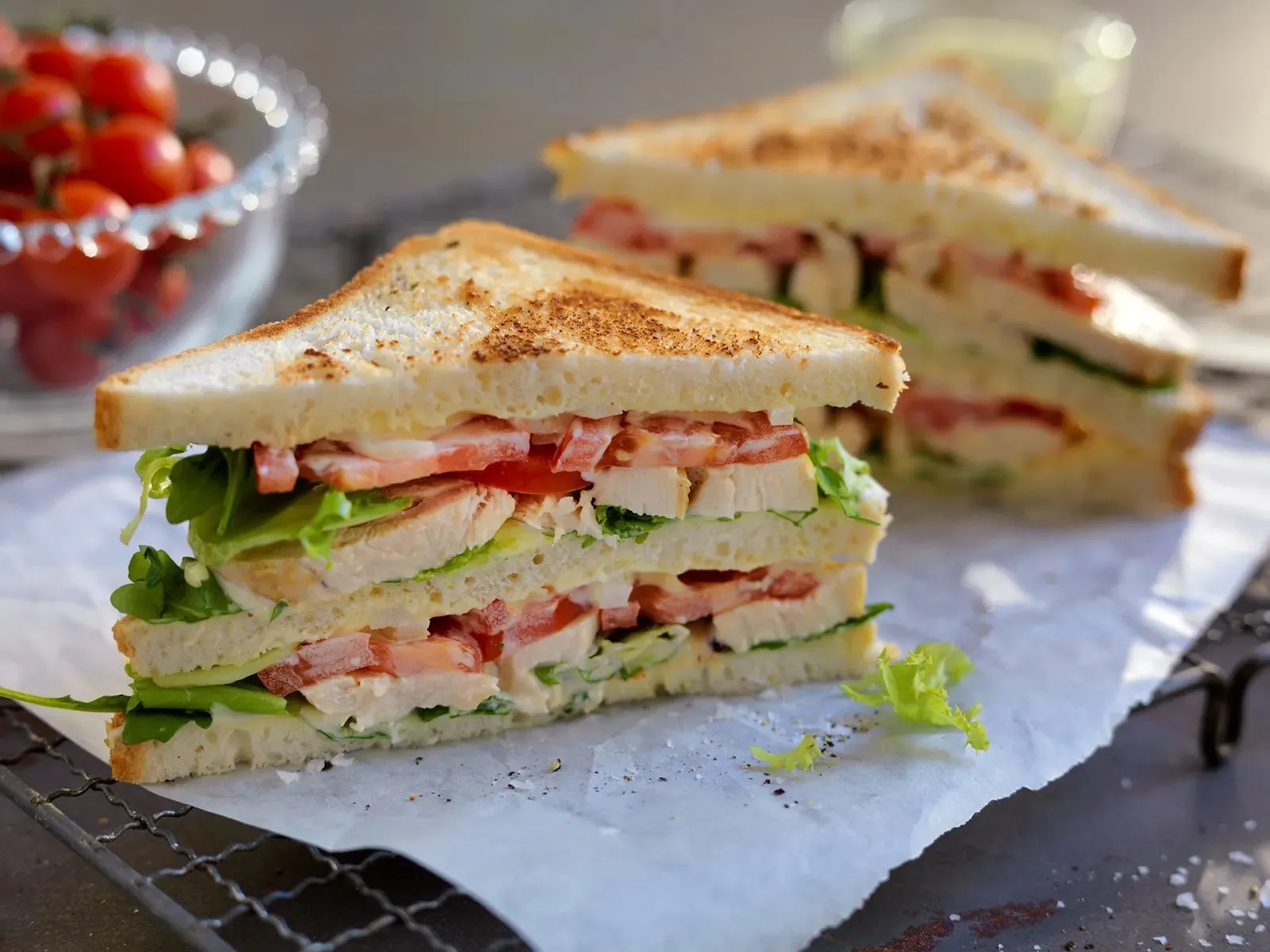 Oppskrift club sandwich