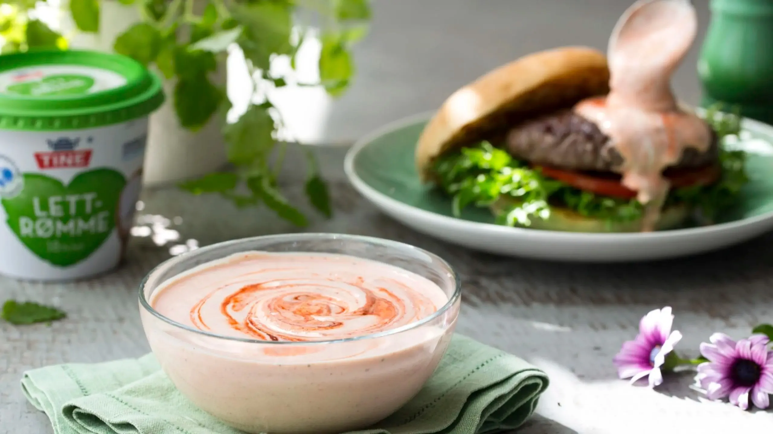 Hamburgerdressing oppskrift