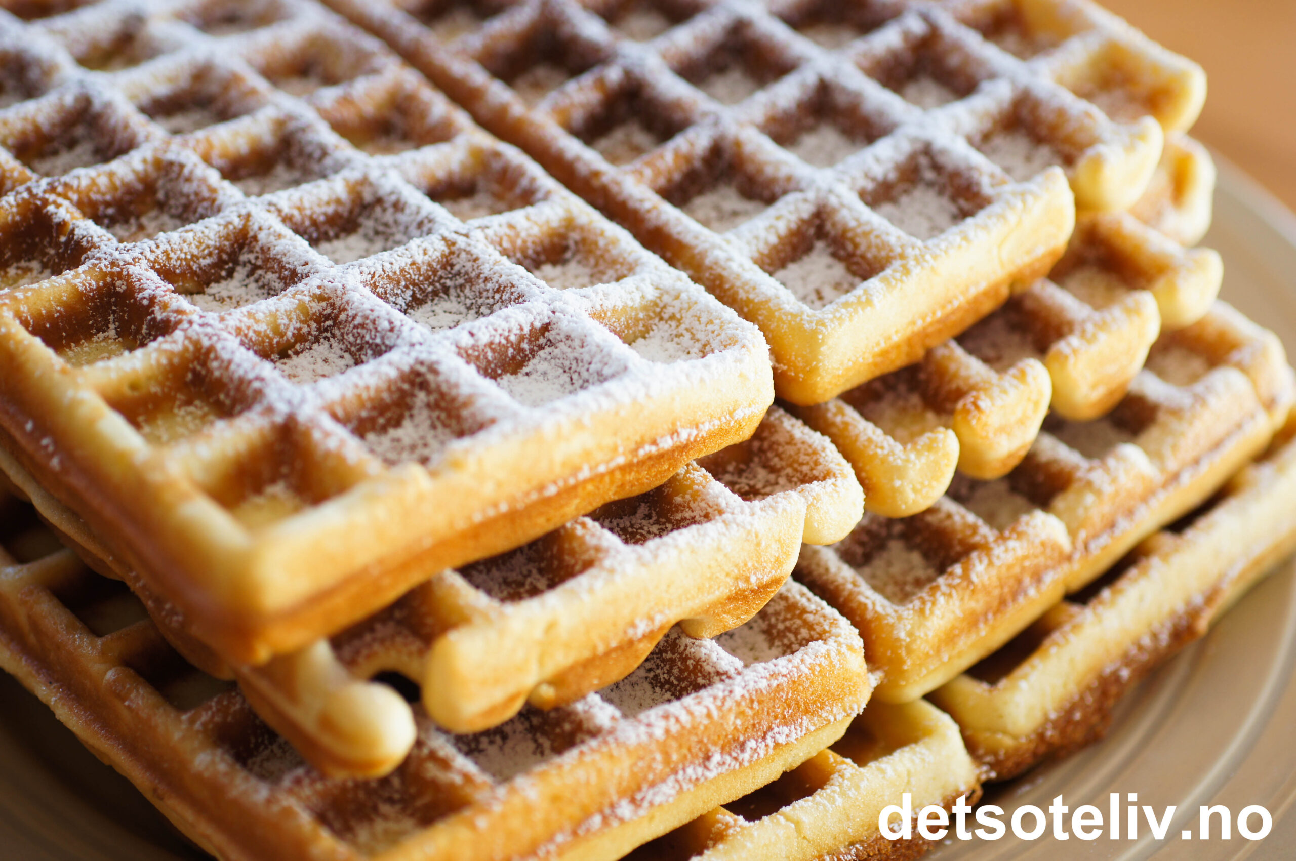 Belgisk vafler oppskrift