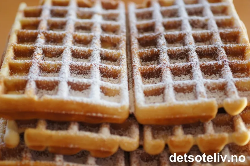 Belgiske vafler oppskrift uten gjær