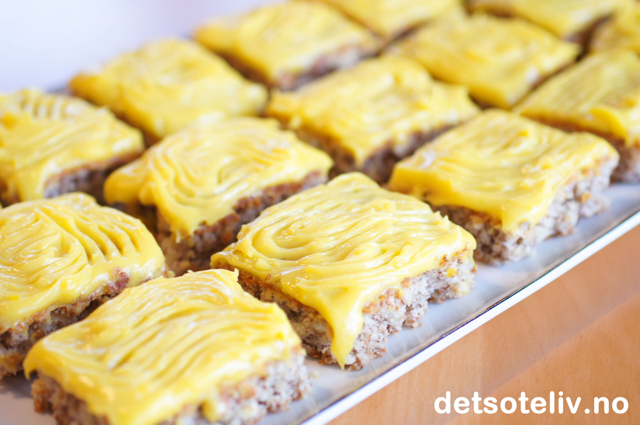 Suksessterte langpanne oppskrift