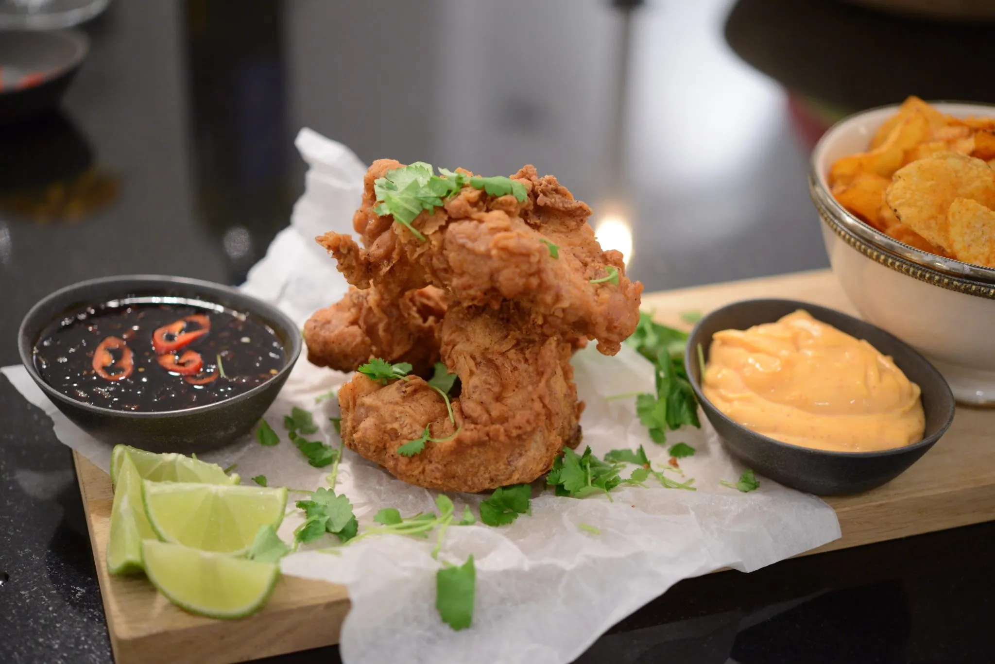 Delish crispy thighs judy oppskrift