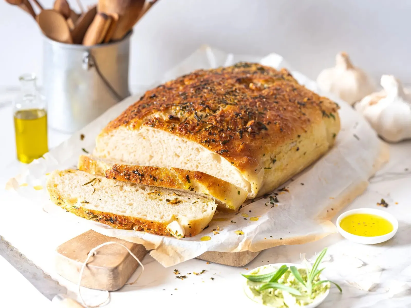 Hvitløksbrød oppskrift