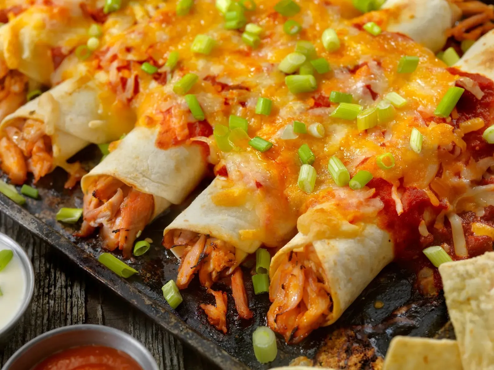 Oppskrift enchiladas kylling