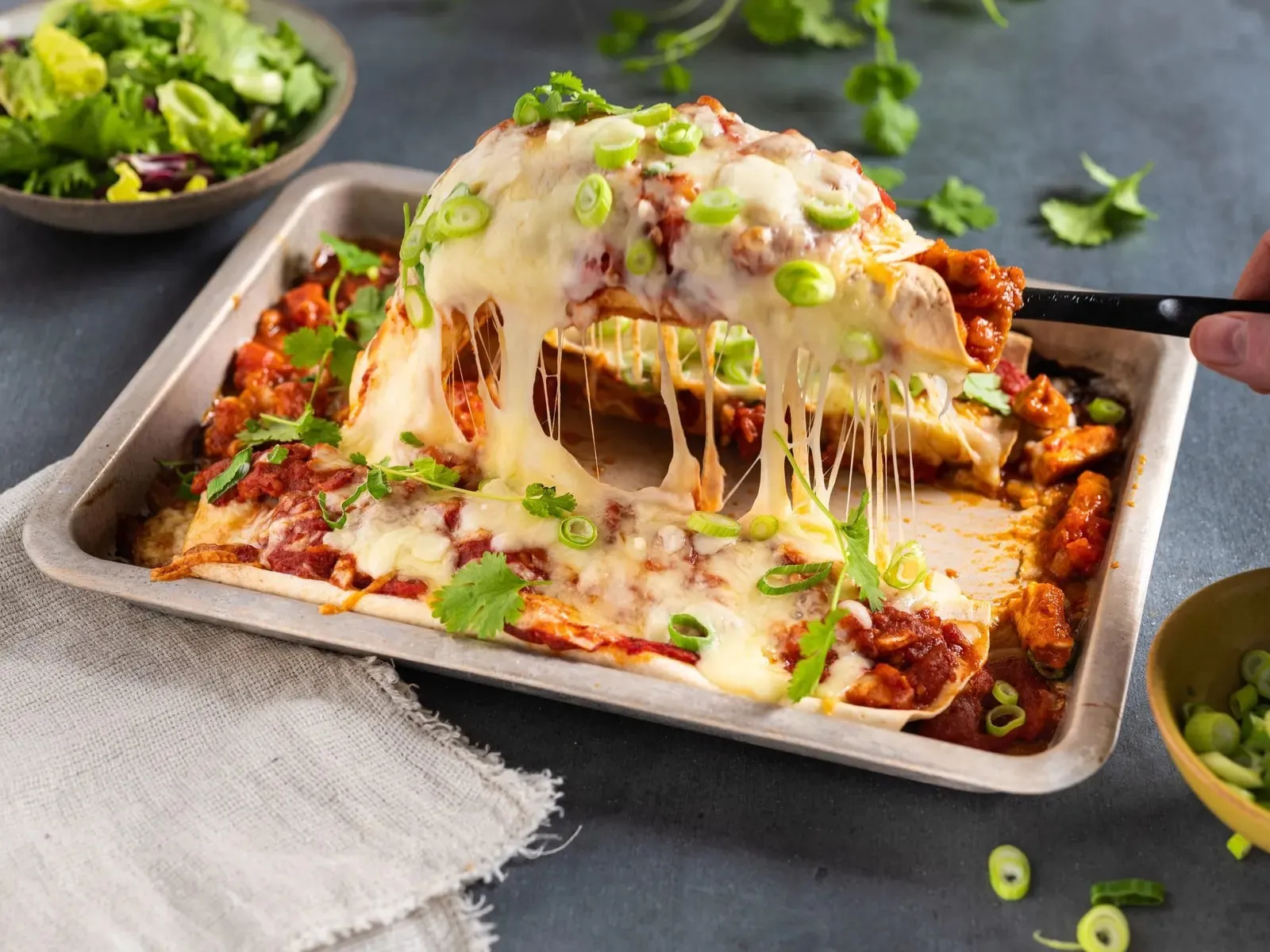 Oppskrift enchiladas kylling