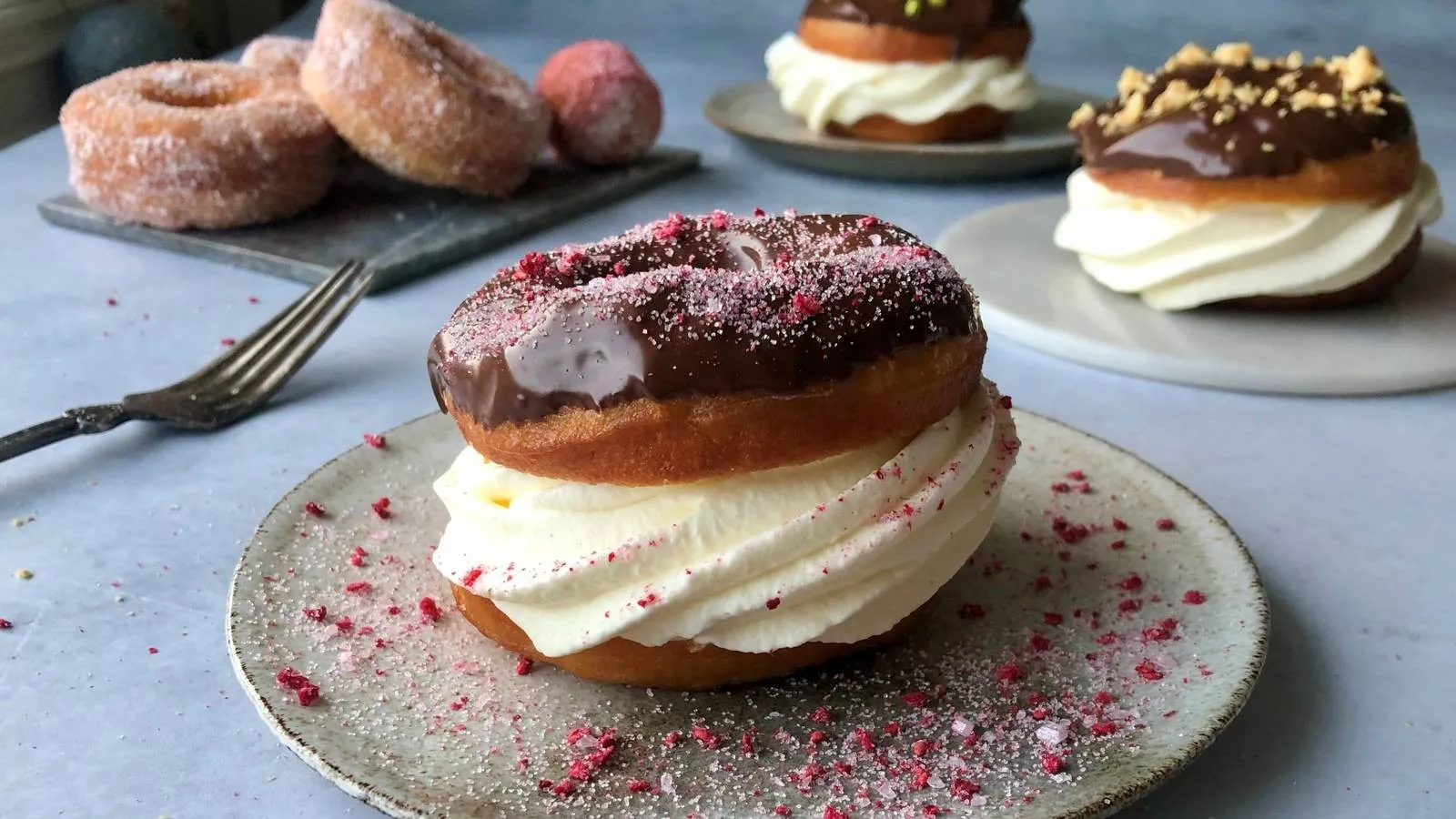 Oppskrift på donuts