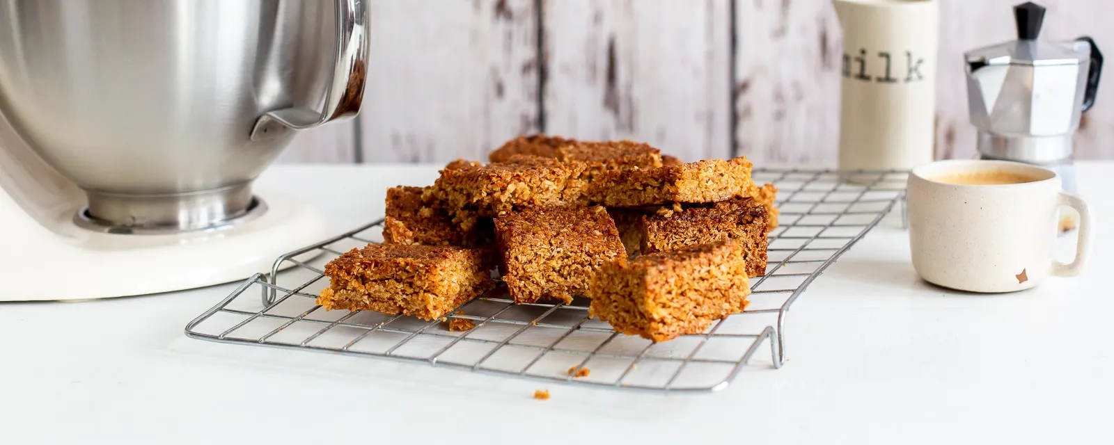 Flapjacks fruity rainbow eat