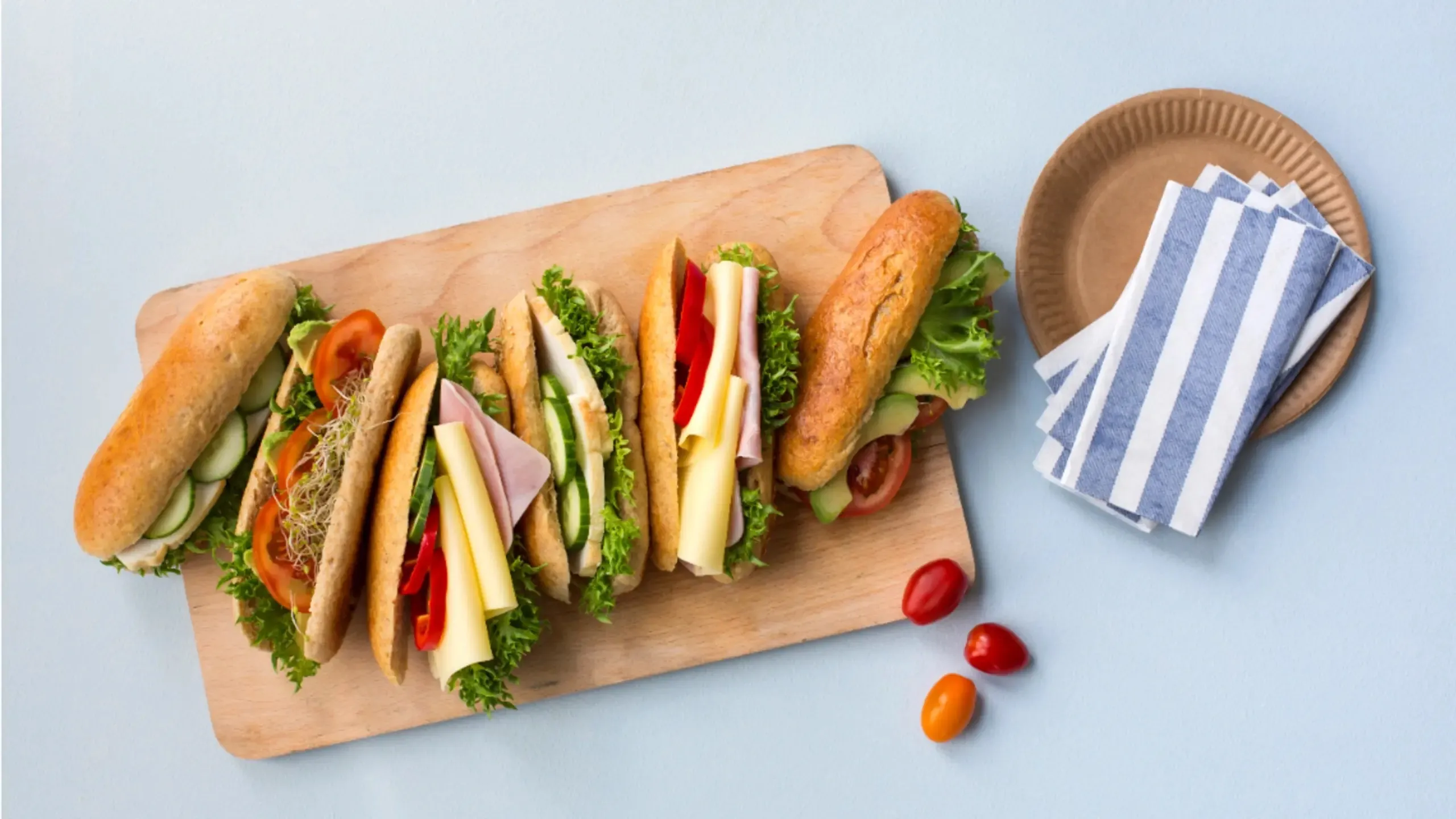 Grove baguetter oppskrift