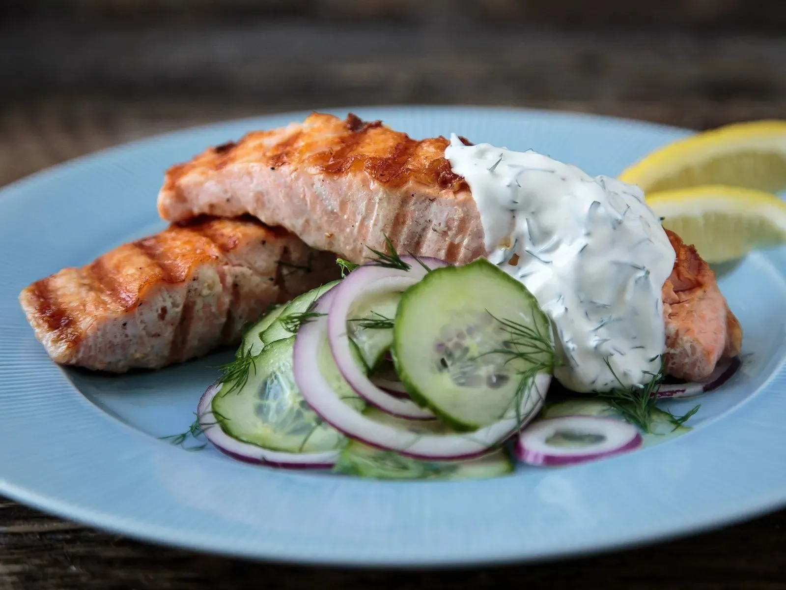 Grillet laks oppskrift