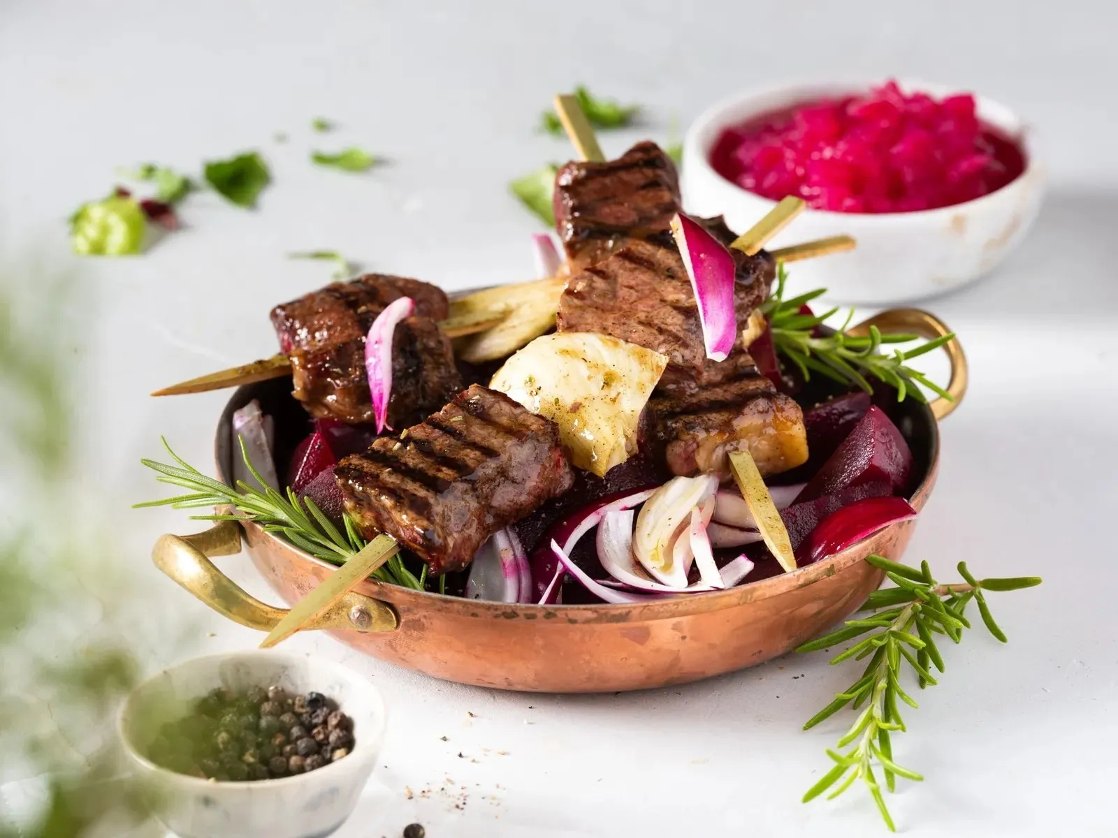 Grillspyd scampi kamskjell oppskrift tidsforbruk