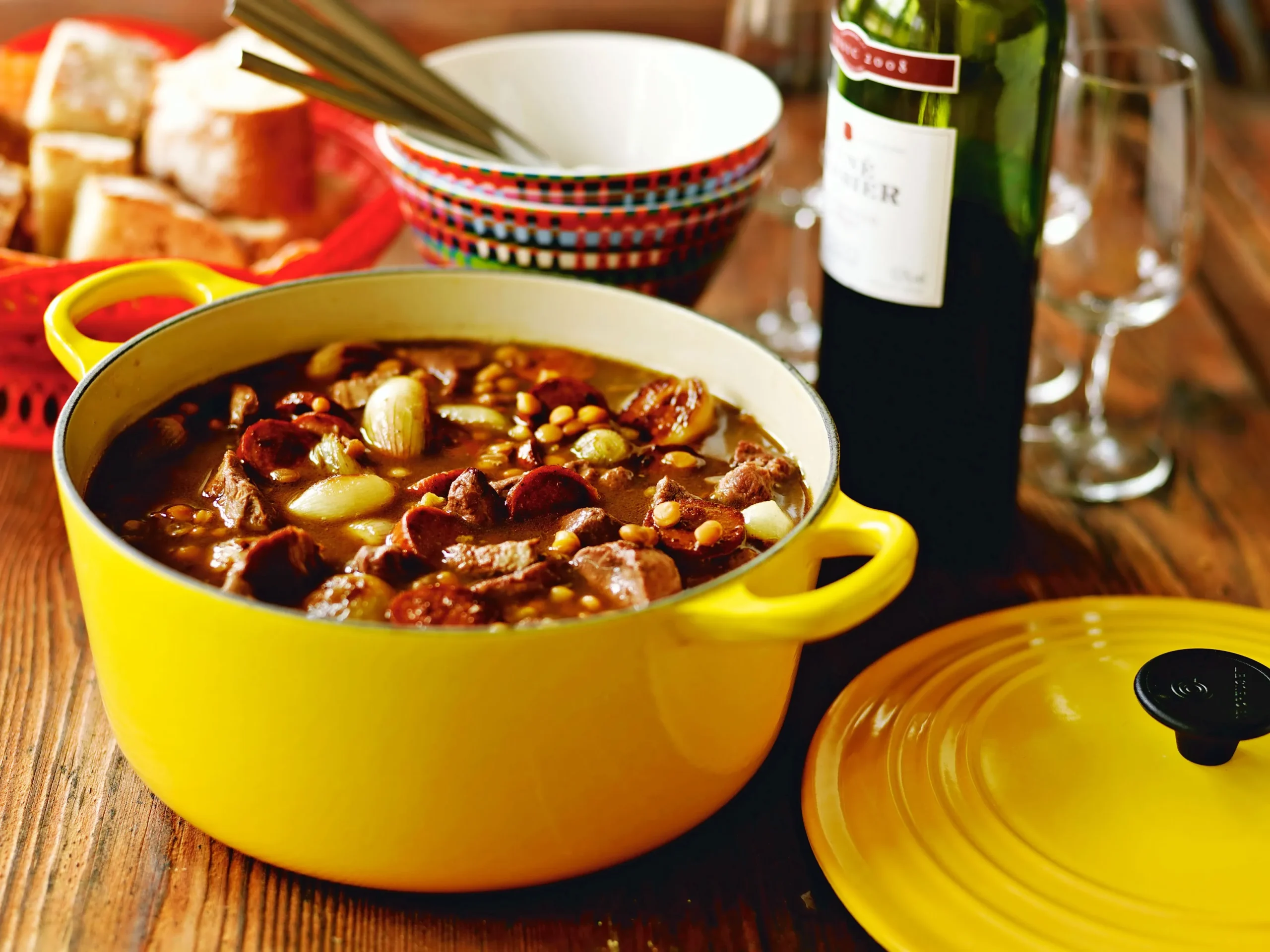 Indisk kyllinggryte ris