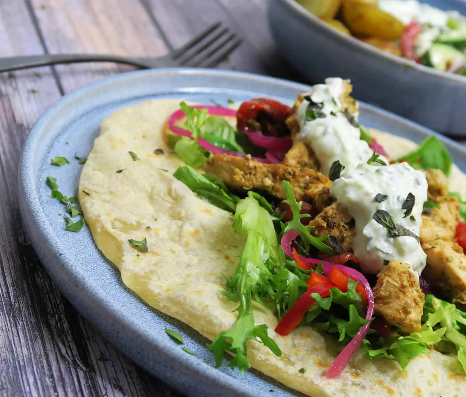 Gyros oppskrift kylling