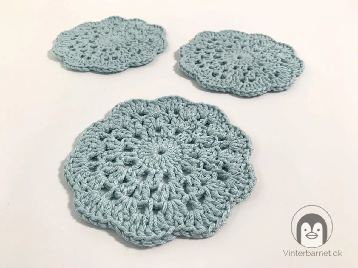 Hekle glassbrikker oppskrift