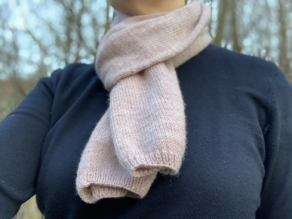 Strikket tubehals oppskrift