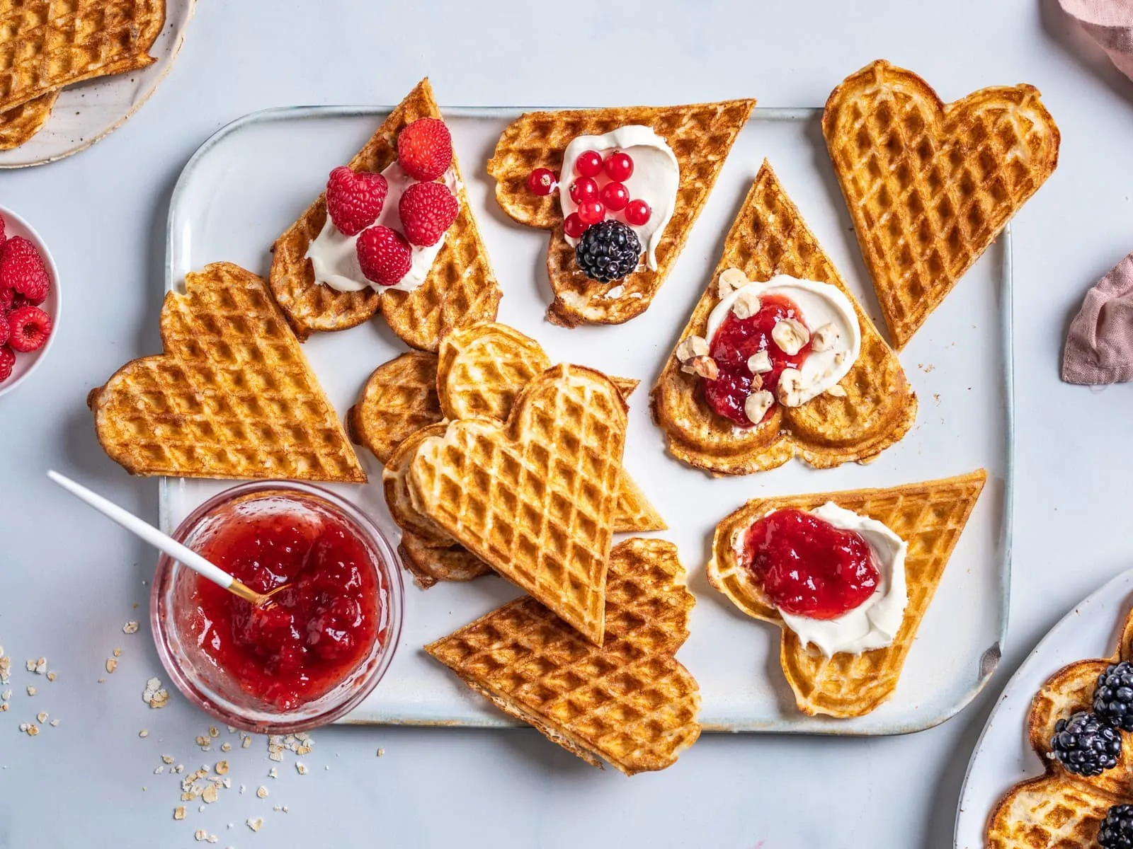 Havrevafler oppskrift