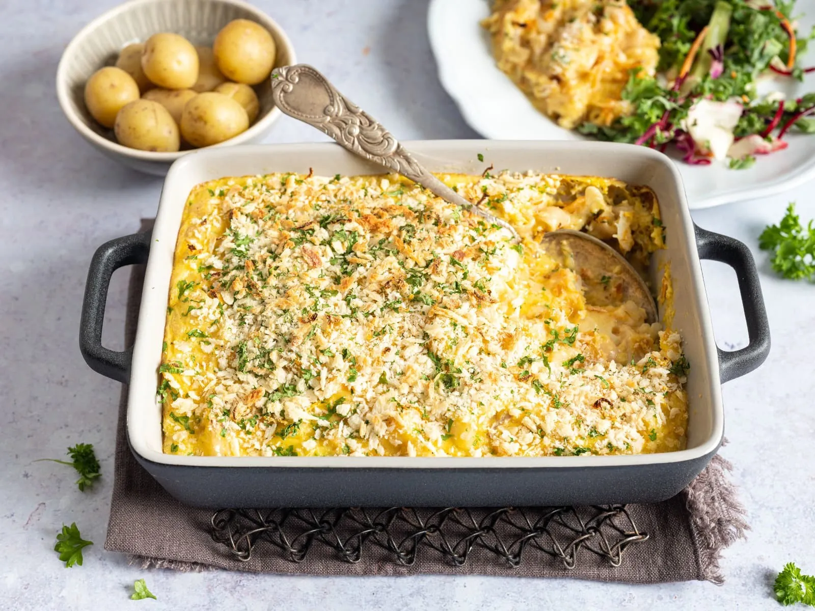 Fiskegrateng poteter nrk