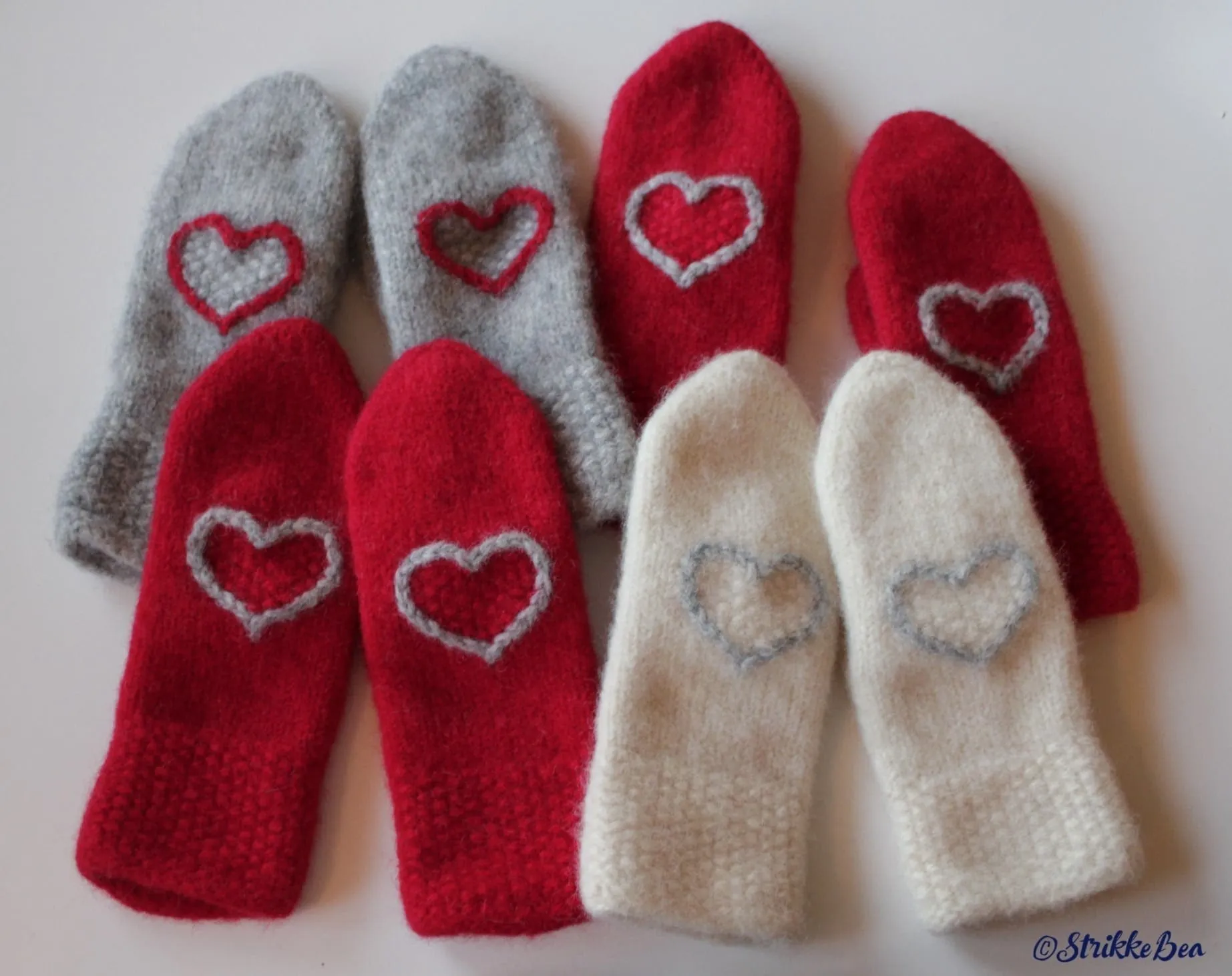 Gratis oppskrift hjertevotten barn