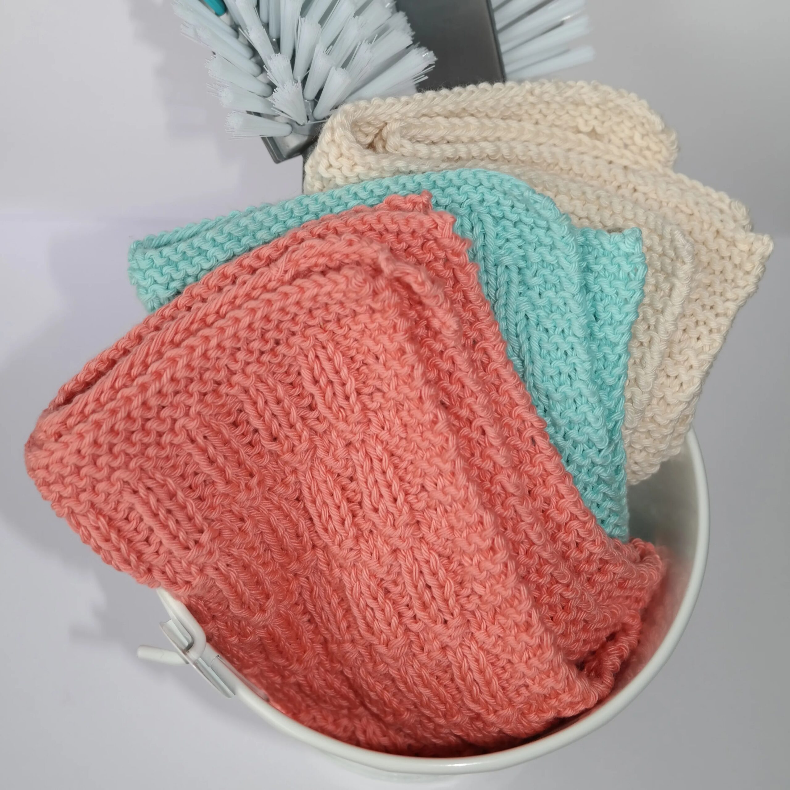 Oppskrift heklet klut turkis siste kommer