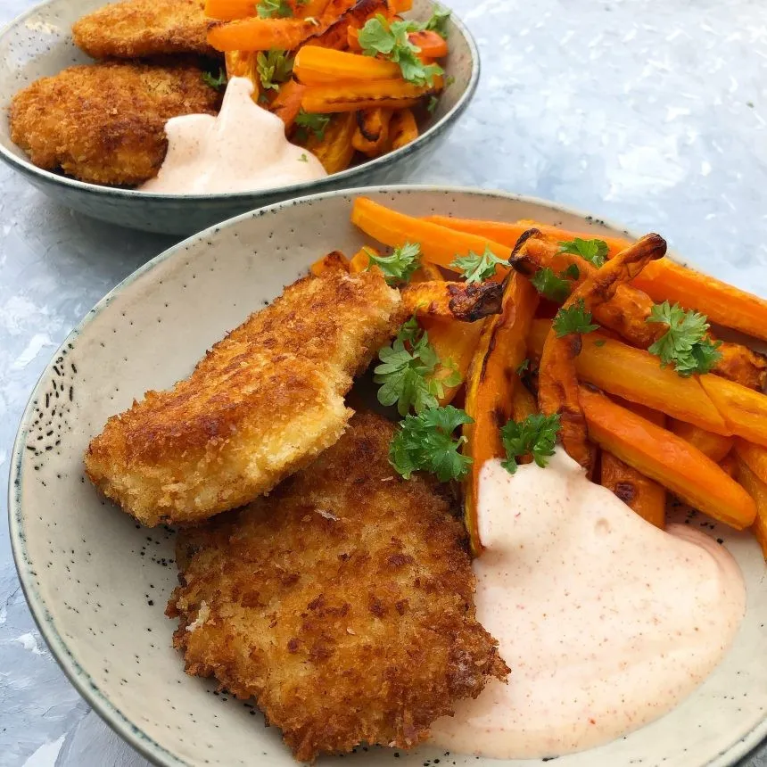 Crispy chicken oppskrift