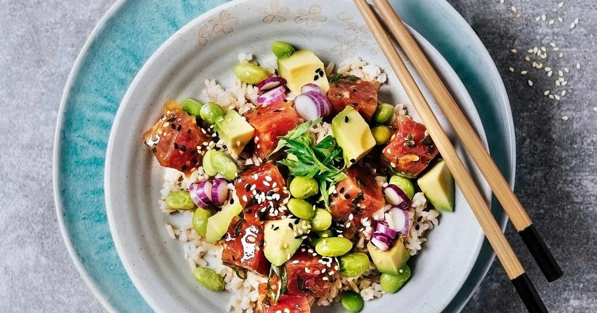 Poké bowl oppskrift trines
