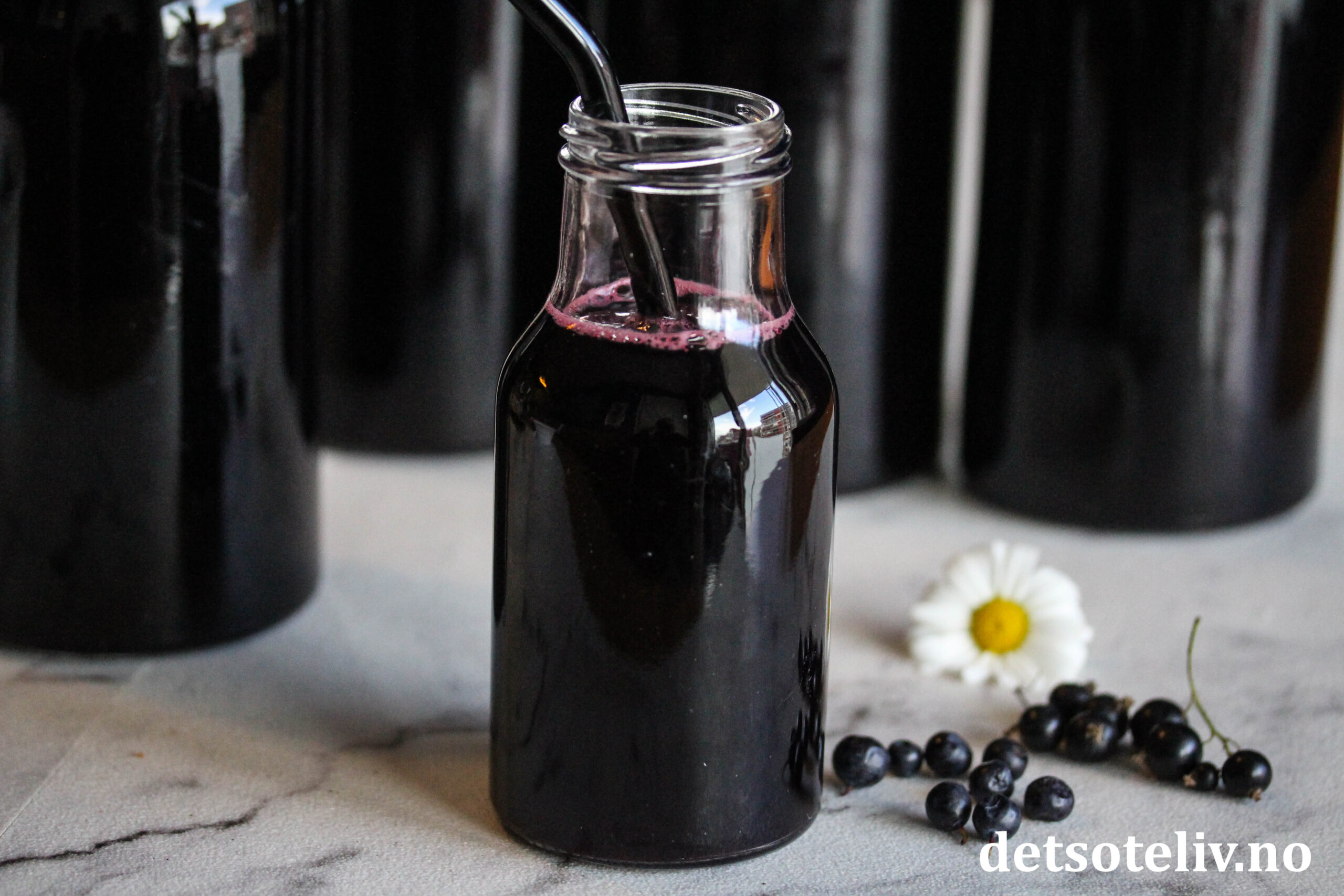 Blåbærsaft oppskrift