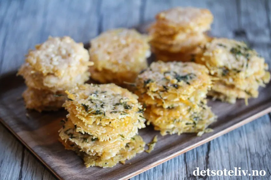 Parmesanchips oppskrift