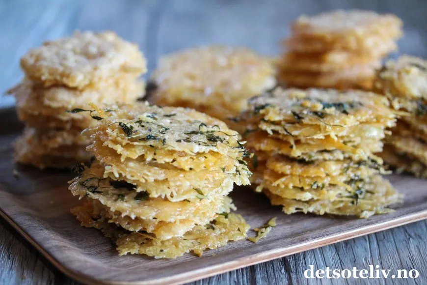 Parmesanchips oppskrift