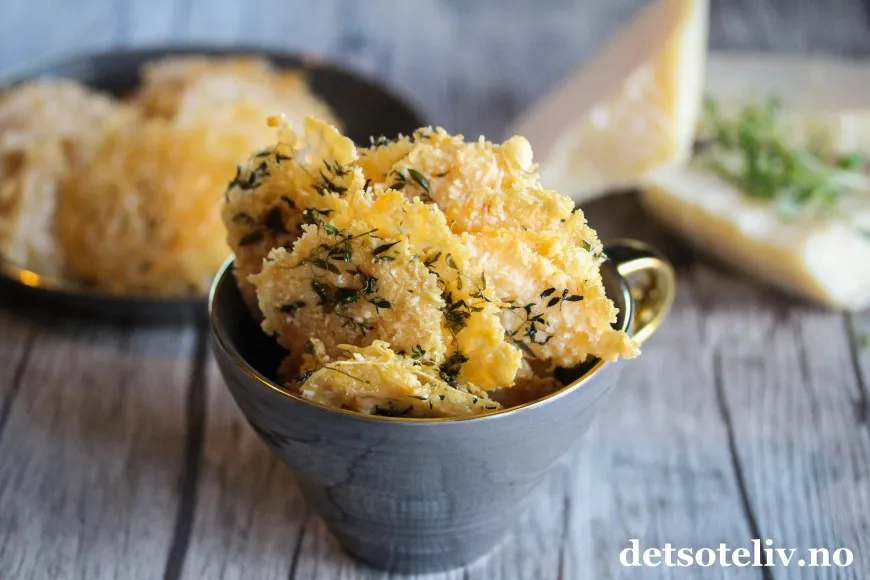 Opskrift parmesanchips
