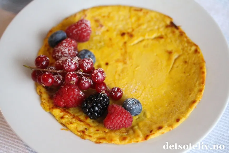 Sunne pannekaker oppskrift