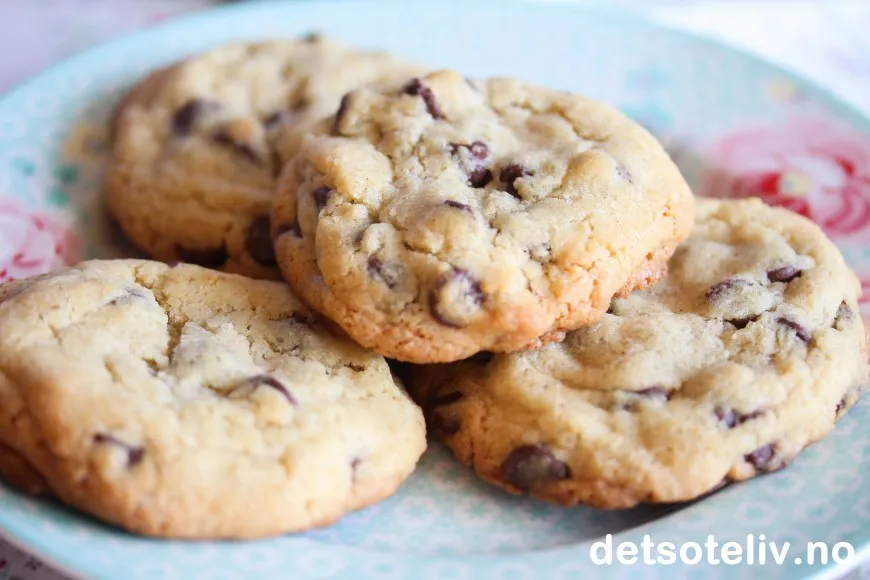 Chocolate chip cookies oppskrift