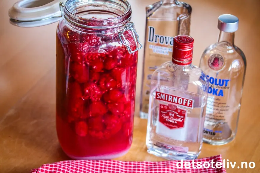 Bringebærlikør oppskrift