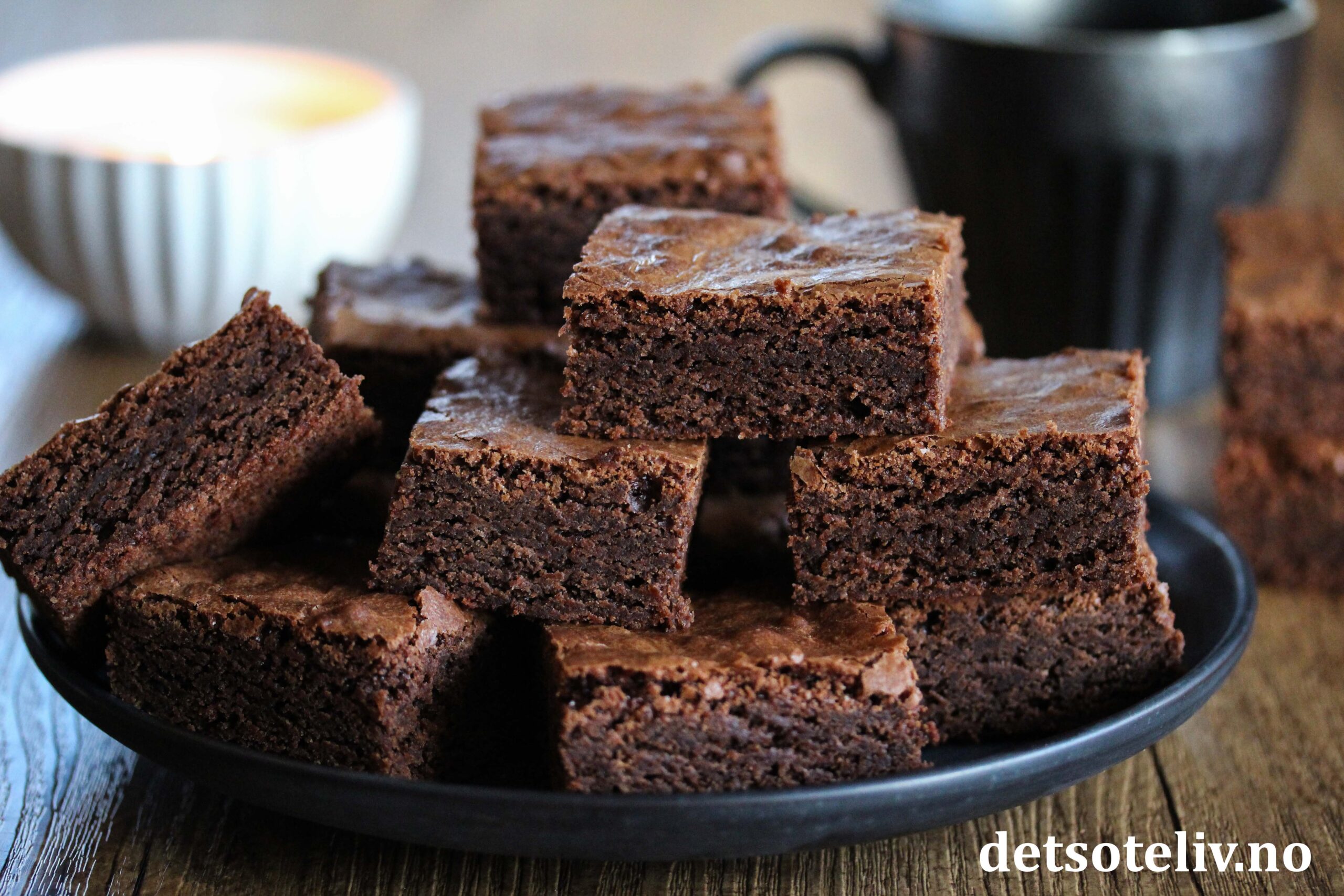 Oppskrift brownies med kokesjokolade