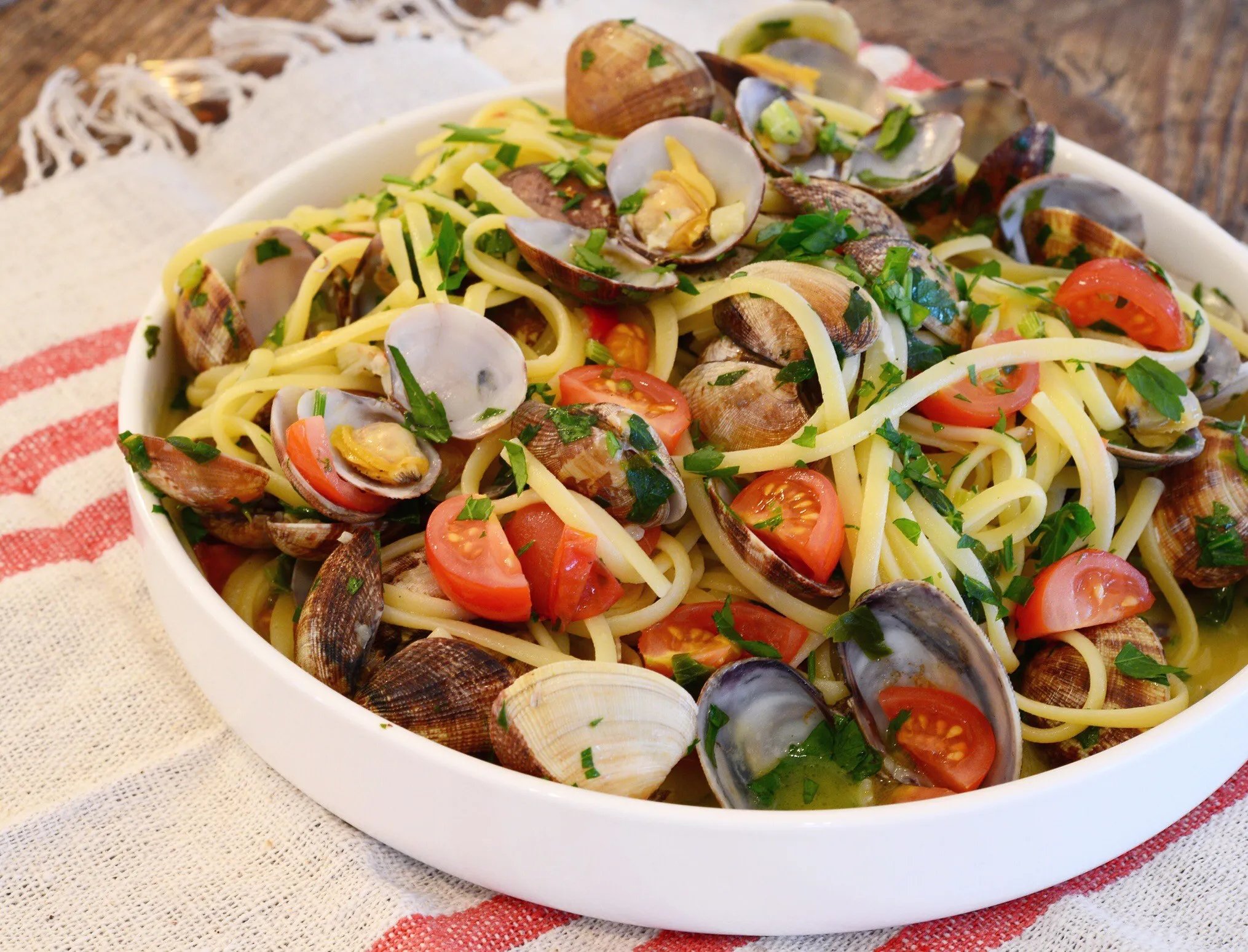 Pasta vongole oppskrift