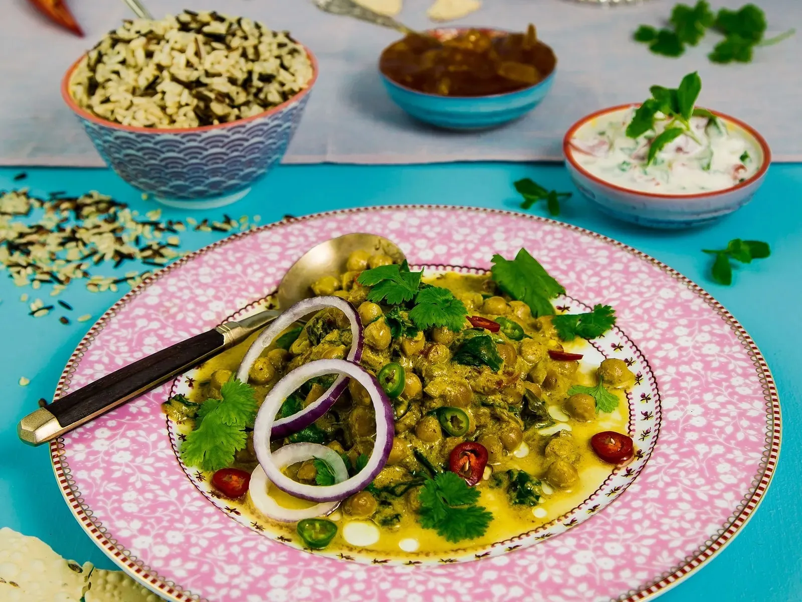 Kikerter spinat avokado quinoasalat frisk salat quinoa beregnet voksne salad