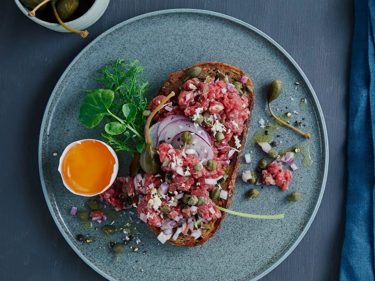 Biff tartar oppskrift