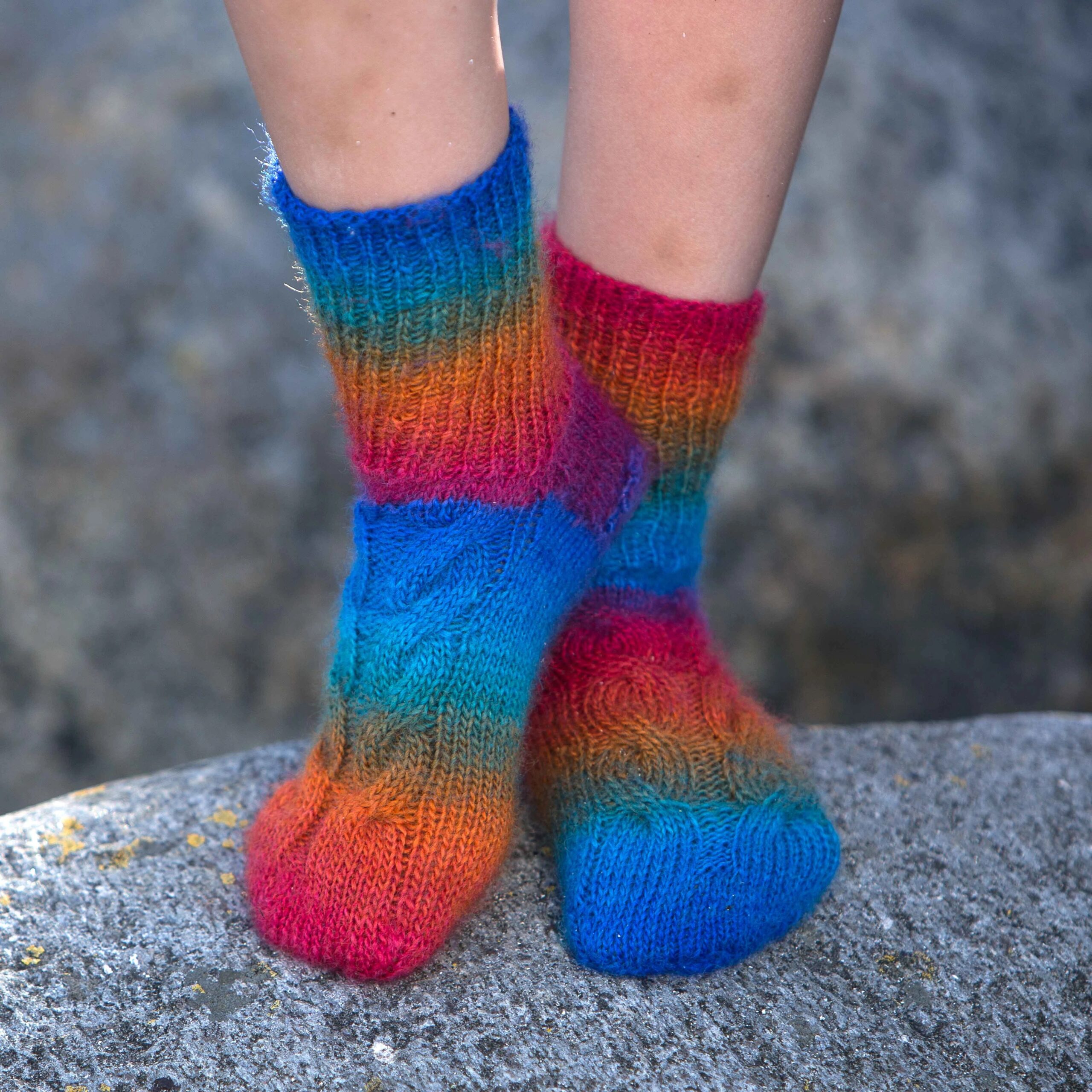 Gratis oppskrift sokker barn