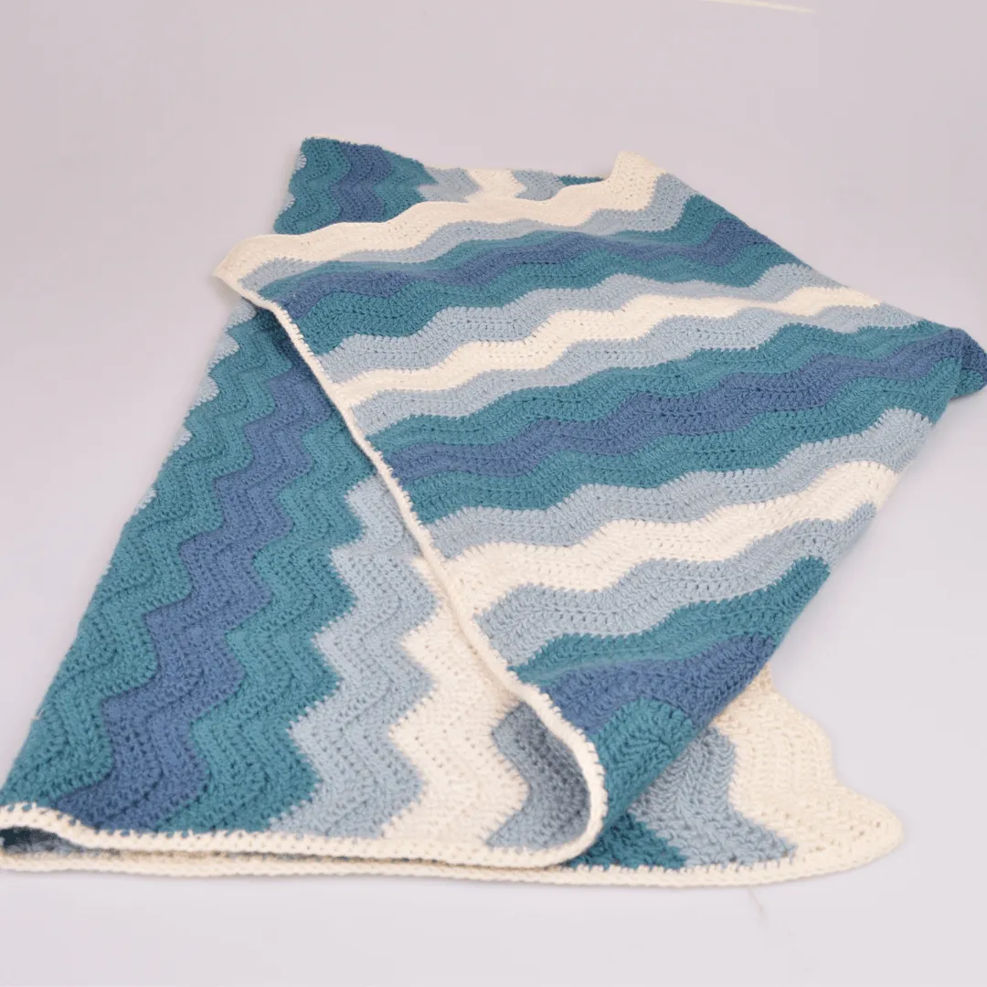 Heklet babyteppe oppskrift