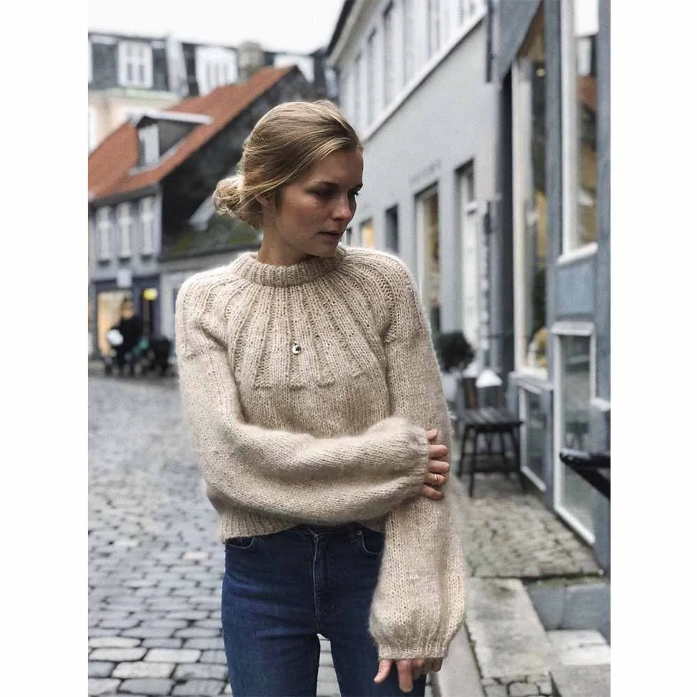 Waffle sweater oppskrift