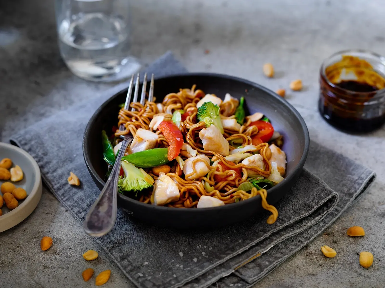 Wok oppskrift kylling