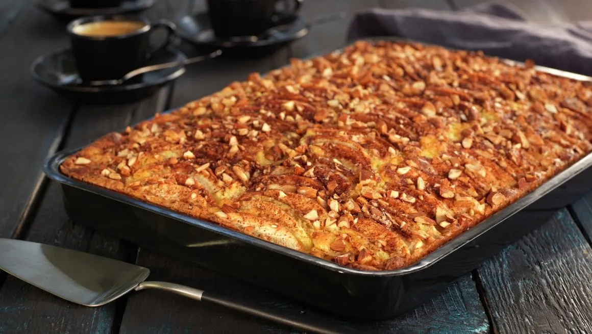 Eplekake oppskrift langpanne