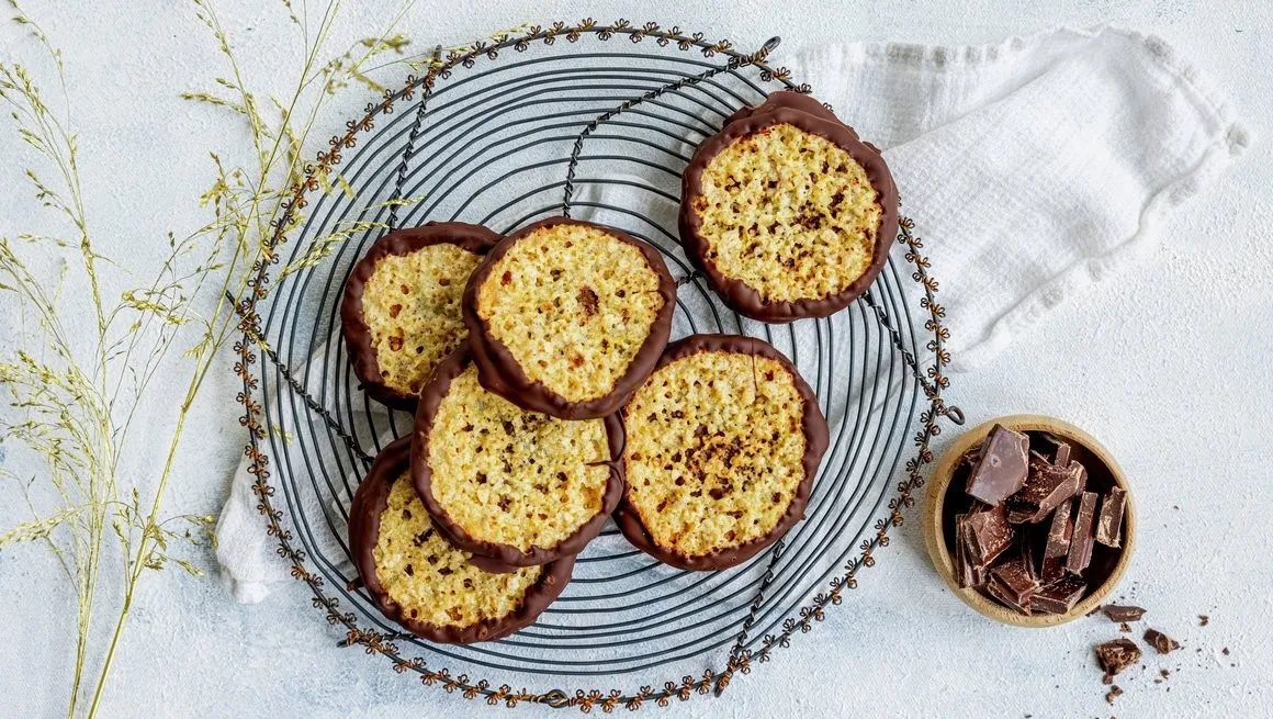 Havreflarn med sjokolade oppskrift