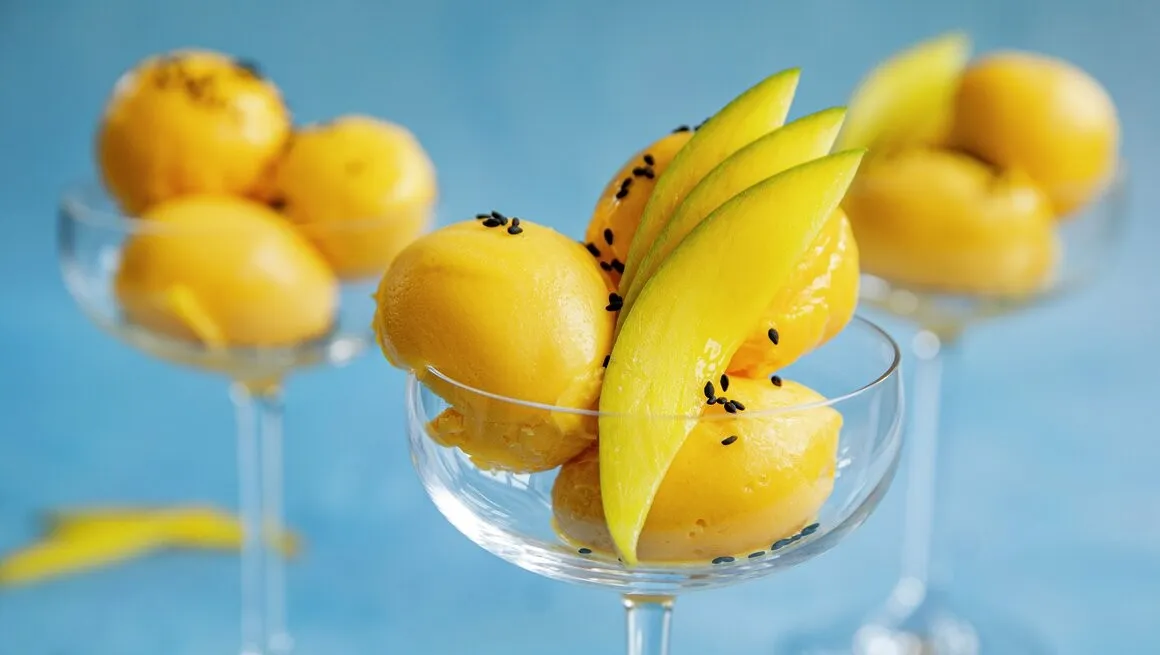 Mango sorbet oppskrift