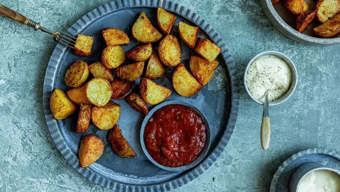 Bravas patatas maheso limpio rápido cómodo