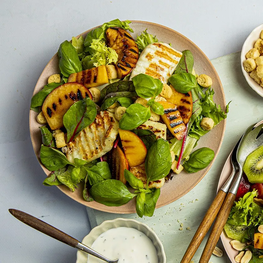 Salad halloumi
